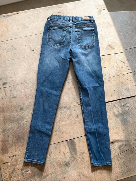 NWOT Jordache Girls Super Skinny Jeans Size 18 Slim Adjustable Waist Blue Denim - Picture 4 of 9